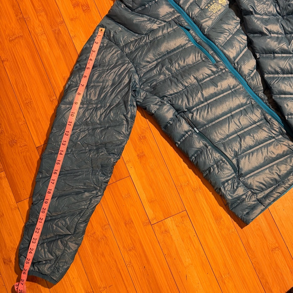 Mountain Hardware Stretch Down 750 Q Shield Jacket Blue Size S - Picture 13 of 14